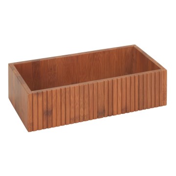 WENKO 54943100 - Opbevaringsboks MERA 30 x 15 cm, brun