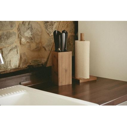 WENKO 54946100 - MERA rulleholder 15 x 33 cm, brun