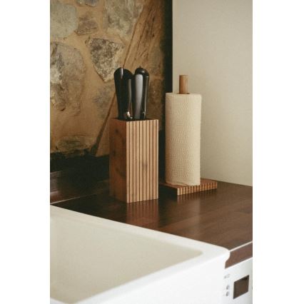 WENKO 54946100 - MERA rulleholder 15 x 33 cm, brun