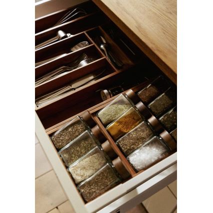 WENKO 54950100 - Krydderiorganisator ANNI 38x20 cm brun