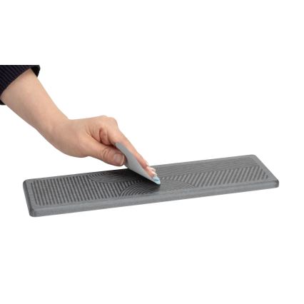 WENKO 54957100 - Drypbakke DAMON 30x8 cm grå