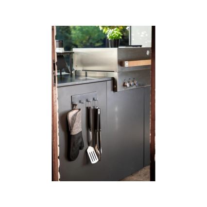 WENKO 55014100-Krog BLACK OUTDOOR KITCHEN 30x6,5 cm sort