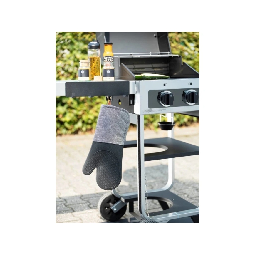 WENKO 55014100-Krog BLACK OUTDOOR KITCHEN 30x6,5 cm sort