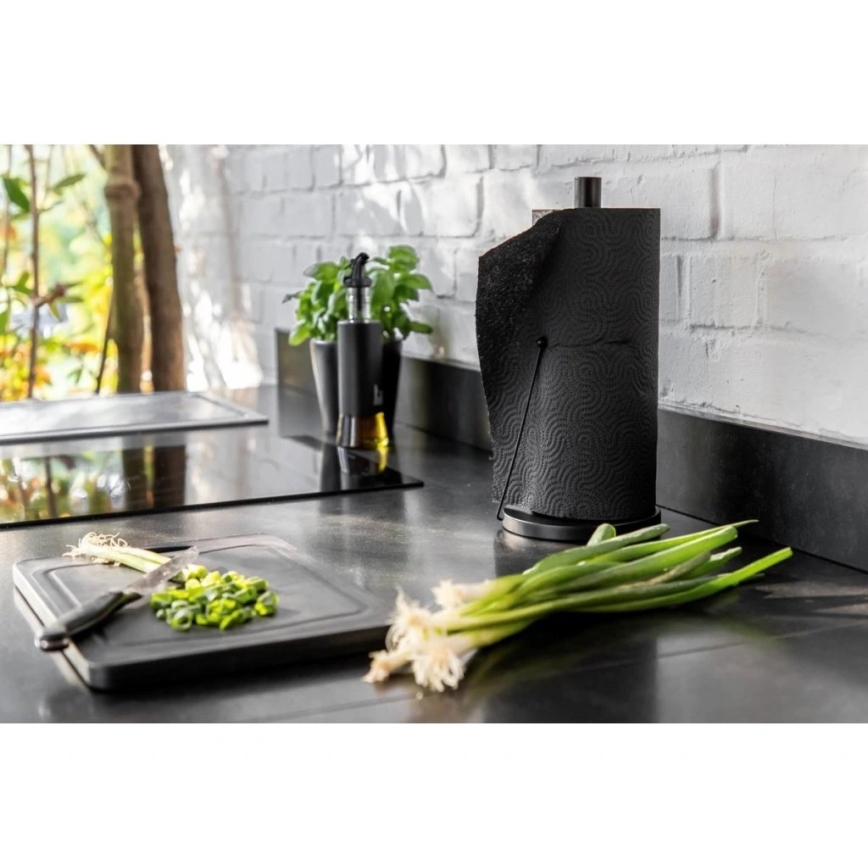 WENKO 55015100-Holder BLACK OUTDOOR KITCHEN 15x33 cm sort