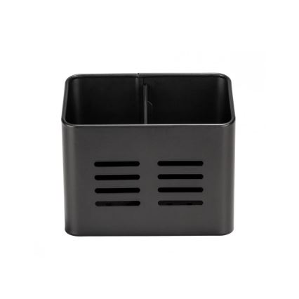 WENKO 55024100-Bestikkurv BLACK OUTDOOR KITCHEN 16x13,5 cm sort