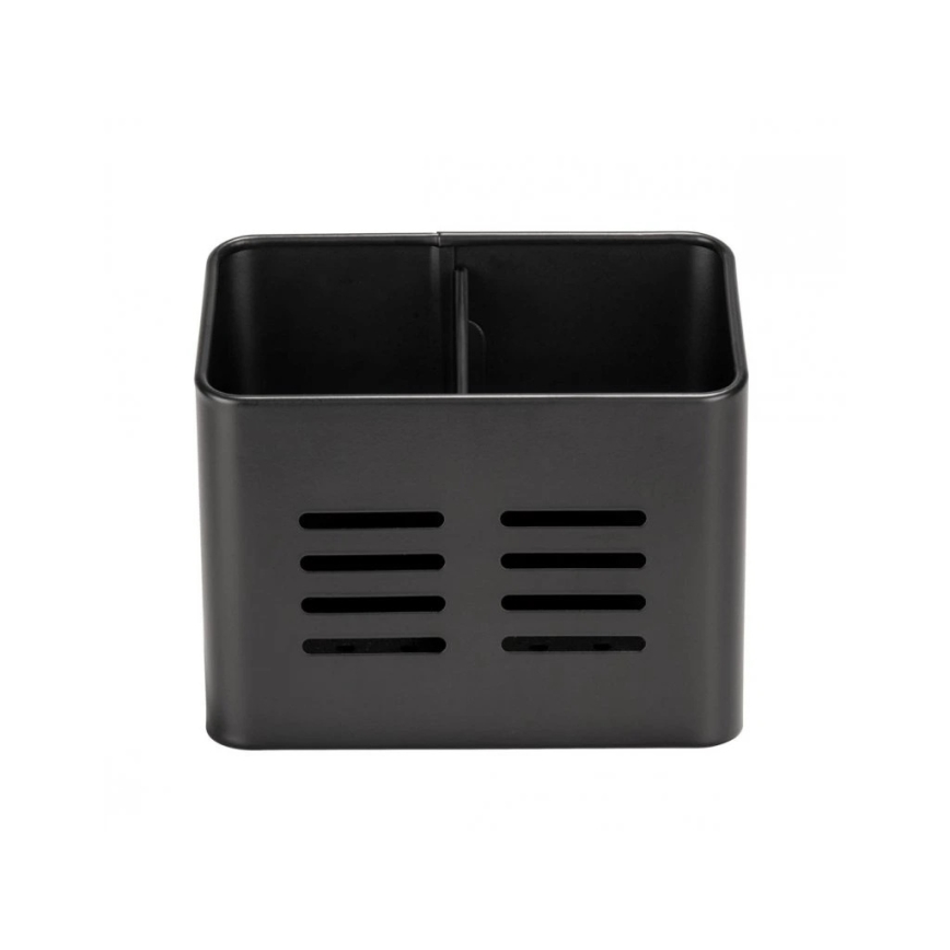 WENKO 55024100-Bestikkurv BLACK OUTDOOR KITCHEN 16x13,5 cm sort
