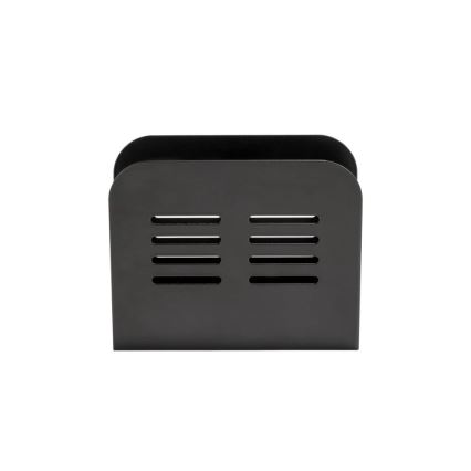 WENKO 55025100-Servietholder BLACK OUTDOOR KITCHEN 15x12,5 cm sort