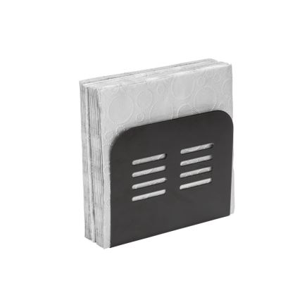 WENKO 55025100-Servietholder BLACK OUTDOOR KITCHEN 15x12,5 cm sort