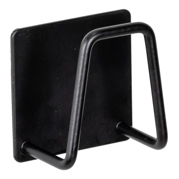 WENKO 55071100 - Holder BLACK OUTDOOR KITCHEN 5x5 cm rustfrit stål/sort
