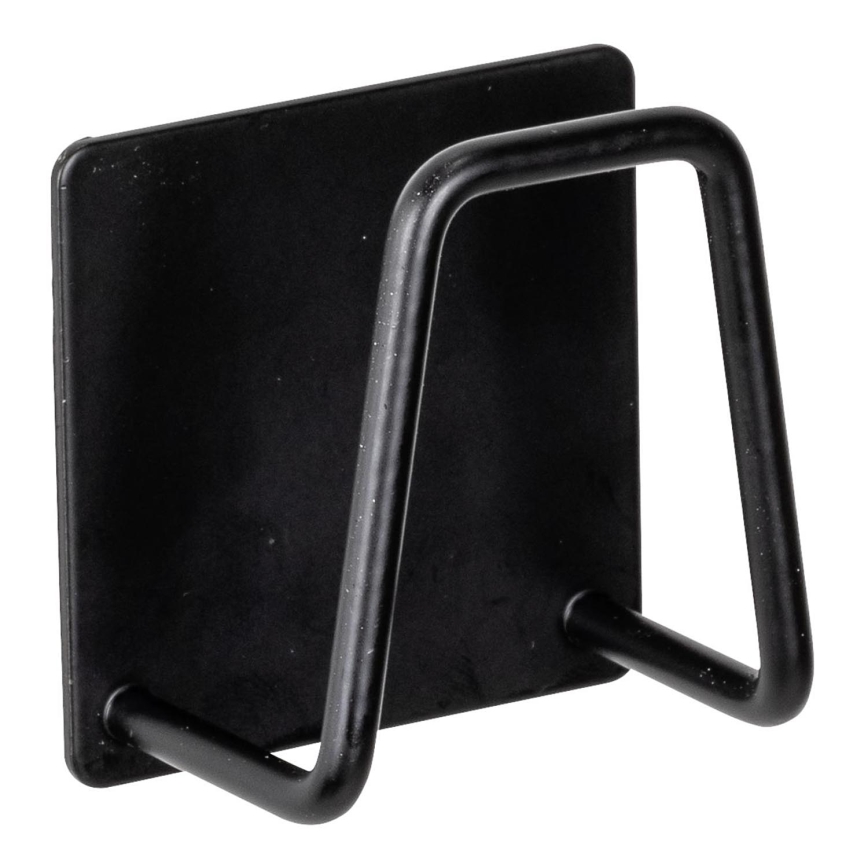 WENKO 55071100 - Holder BLACK OUTDOOR KITCHEN 5x5 cm rustfrit stål/sort