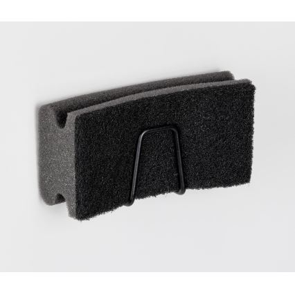WENKO 55071100 - Holder BLACK OUTDOOR KITCHEN 5x5 cm rustfrit stål/sort