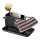 WENKO 55078100 - Organizer BLACK OUTDOOR KITCHEN 21x12 cm rustfrit stål/sort