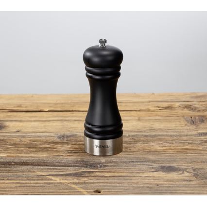 WENKO 55082100-Saltkværn BLACK OUTDOOR KITCHEN 5x17,5 cm sølv/sort/hvid