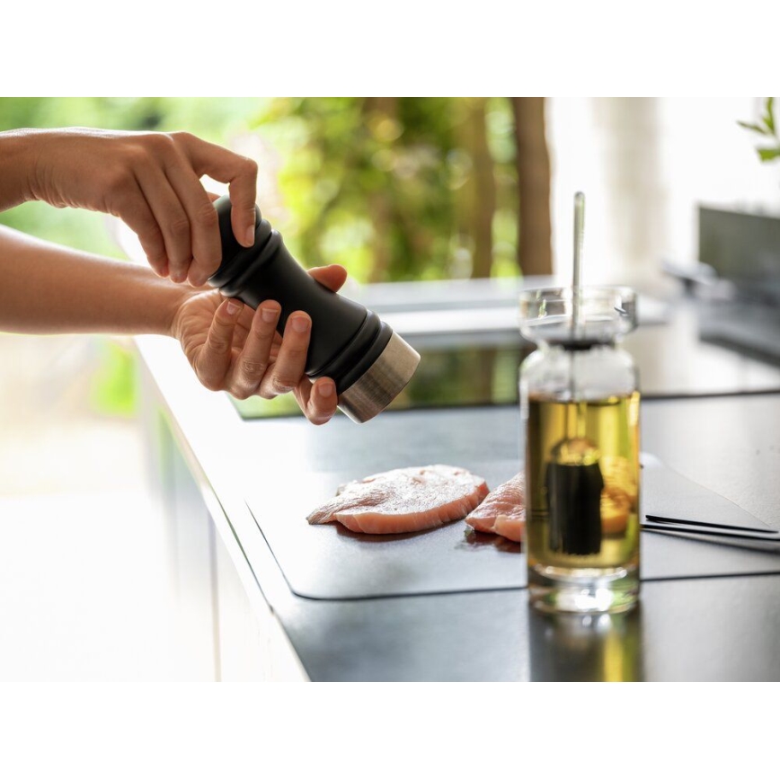 WENKO 55083100-Peberkværn BLACK OUTDOOR KITCHEN 5x17,5 cm sort/hvid