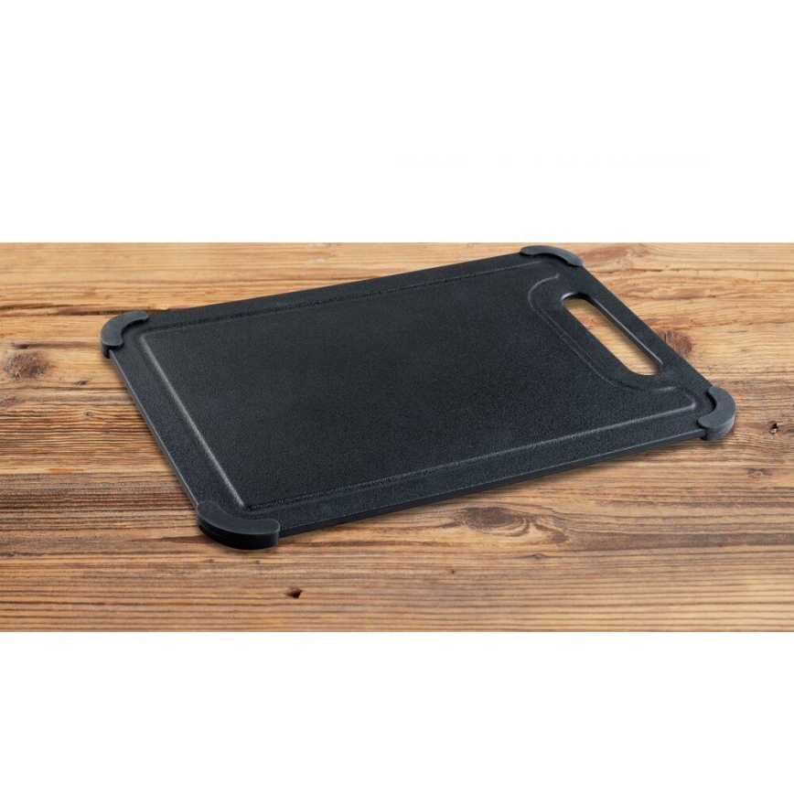WENKO 55087100 - Skærebræt BLACK OUTDOOR KITCHEN 30x20,5 cm sort