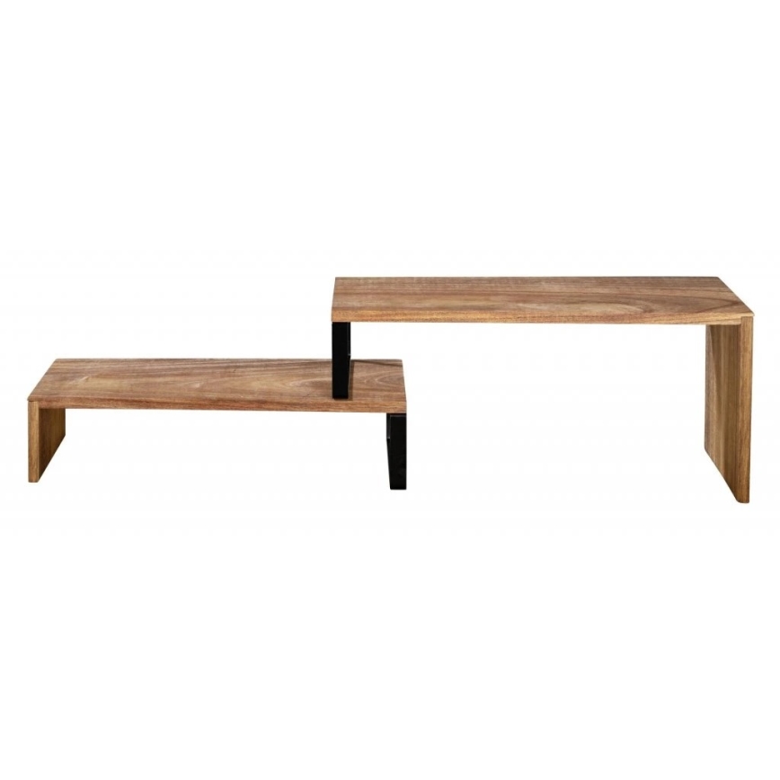 WENKO 55097100-Hylde BLACK OUTDOOR KITCHEN 36x16 cm brun/sort