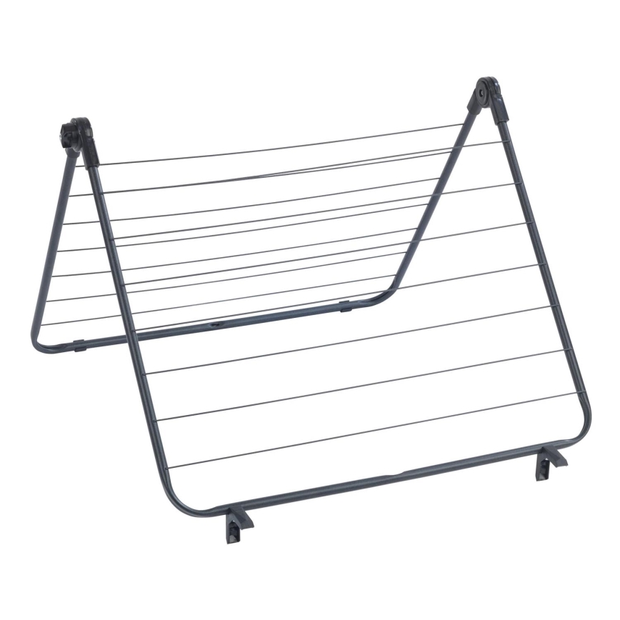 WENKO 63003100 - Tørrestativ CHAMPION 65x114 cm sort