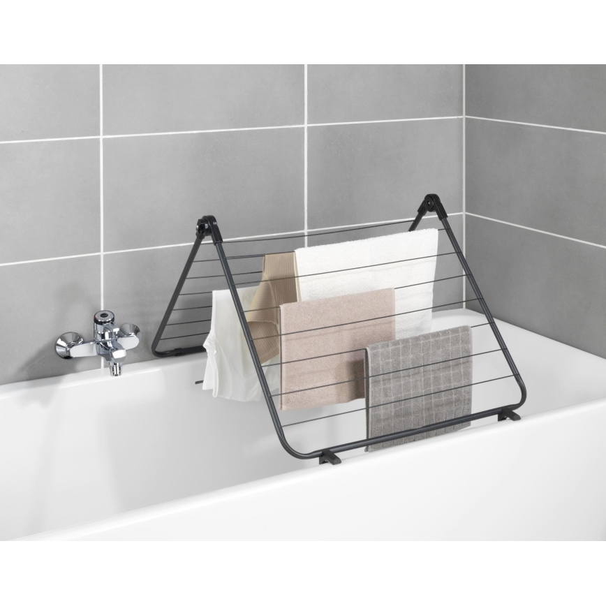 WENKO 63003100 - Tørrestativ CHAMPION 65x114 cm sort