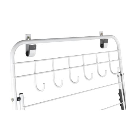 WENKO 63010800 - Tørrestativ til vasketøj 51x142 cm hvid/grå