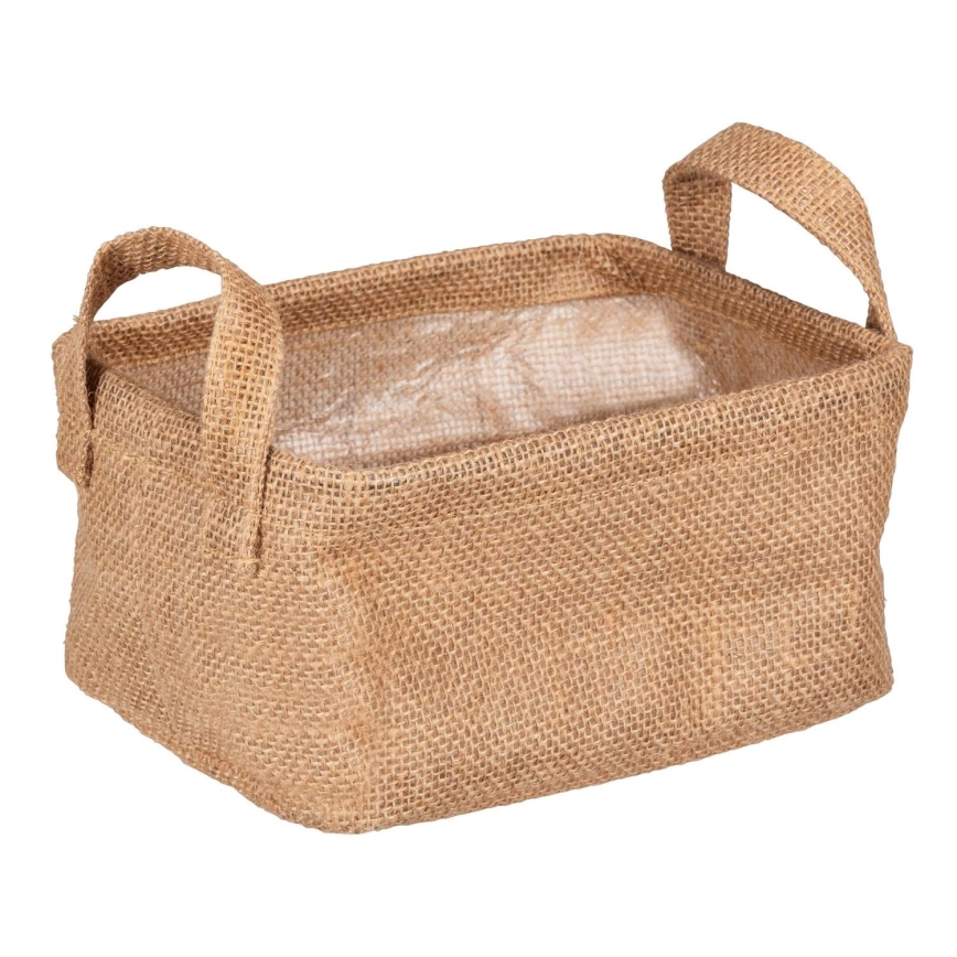 WENKO 64470100 - Kurv JUNA 20x15 cm brun