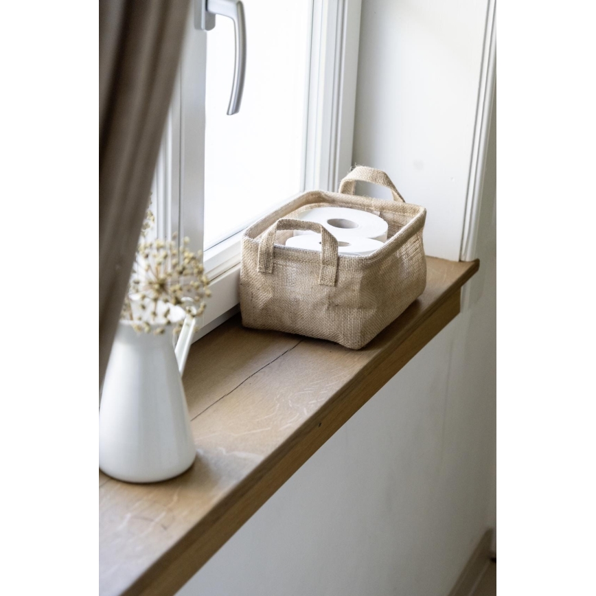 WENKO 64470100 - Kurv JUNA 20x15 cm brun