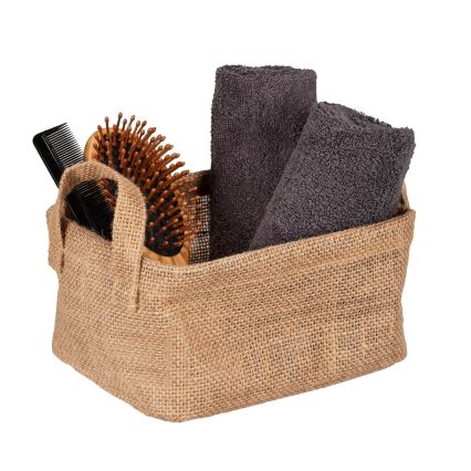 WENKO 64470100 - Kurv JUNA 20x15 cm brun