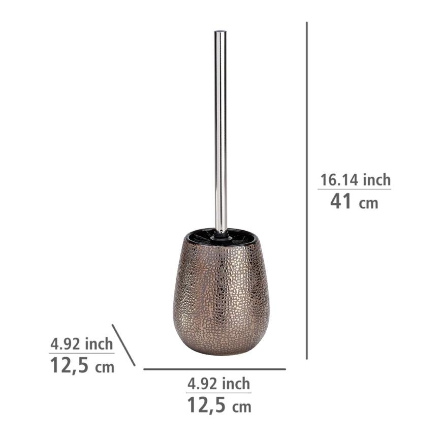 WENKO 69109800 - Badeværelsessæt MARRAKESH 12,5x41 cm brun