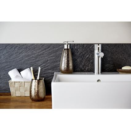 WENKO 69109800 - Badeværelsessæt MARRAKESH 12,5x41 cm brun