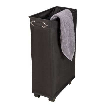 WENKO 69737800 - Vasketøjskurv CORNO 18,5x60 cm sort
