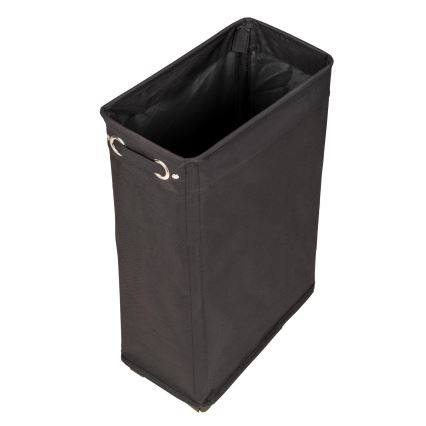 WENKO 69737800 - Vasketøjskurv CORNO 18,5x60 cm sort