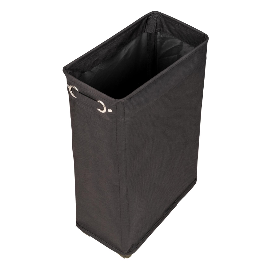 WENKO 69737800 - Vasketøjskurv CORNO 18,5x60 cm sort