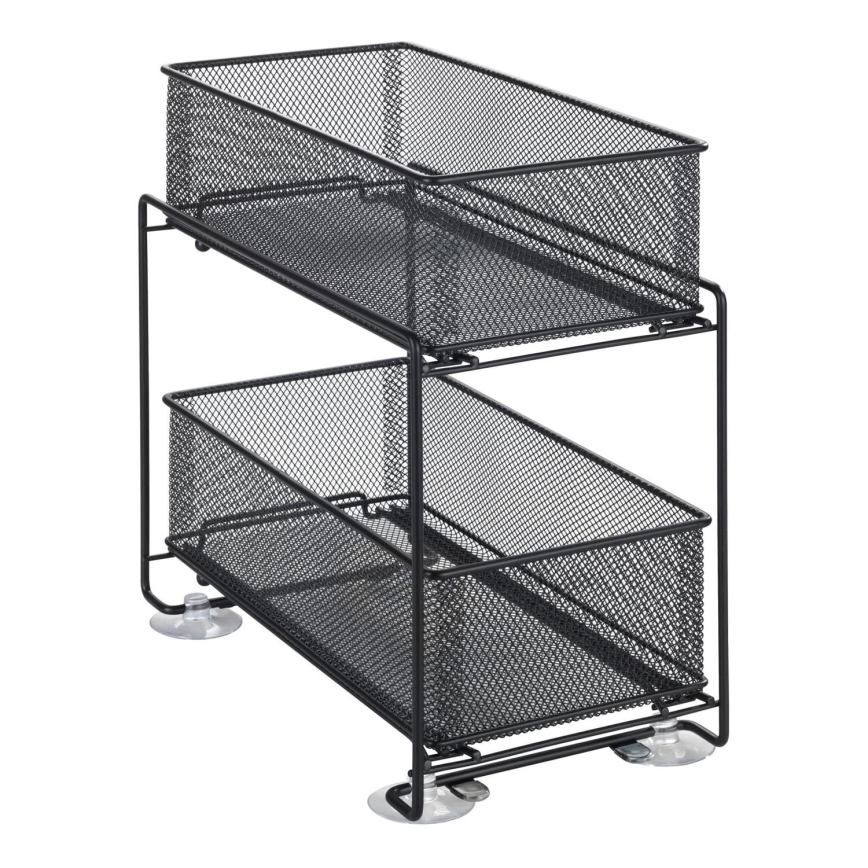 WENKO 69768800 - Holder til stikkontakt GIOMA 35 x 33,5 cm, sort