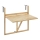 WENKO 69806800 - Bord WAIKIKI 64x65 cm hvid/brun