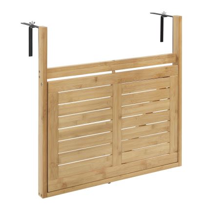 WENKO 69806800 - Bord WAIKIKI 64x65 cm hvid/brun