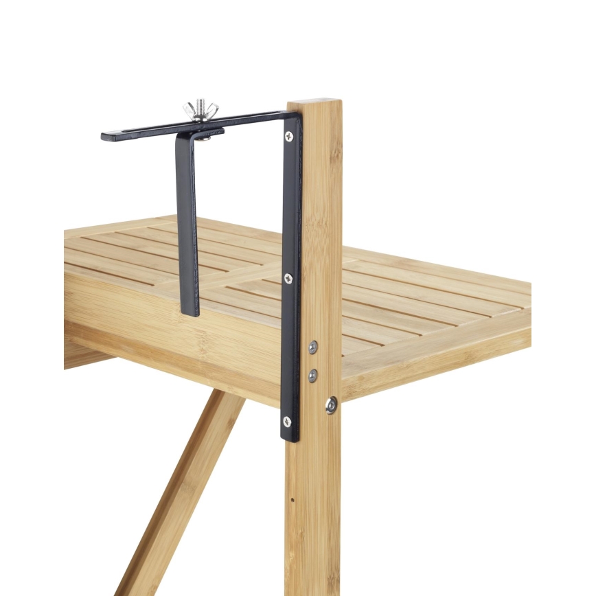 WENKO 69806800 - Bord WAIKIKI 64x65 cm hvid/brun