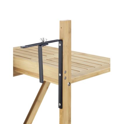WENKO 69806800 - Bord WAIKIKI 64x65 cm hvid/brun