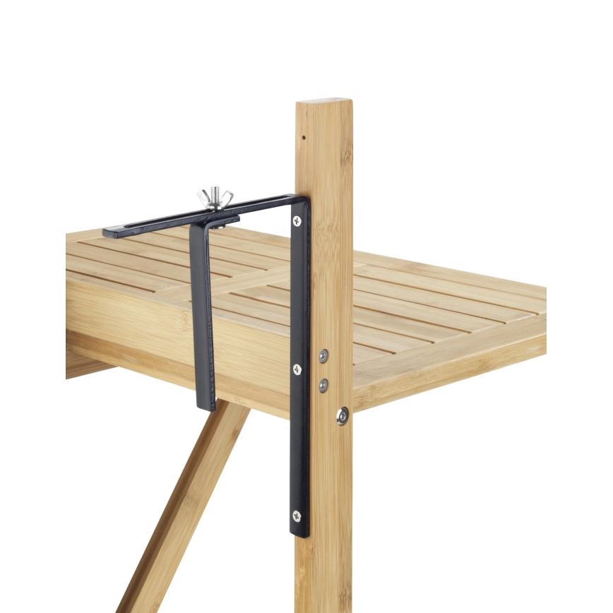 WENKO 69806800 - Bord WAIKIKI 64x65 cm hvid/brun