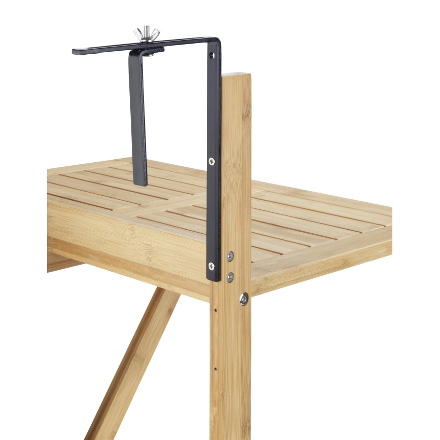 WENKO 69806800 - Bord WAIKIKI 64x65 cm hvid/brun