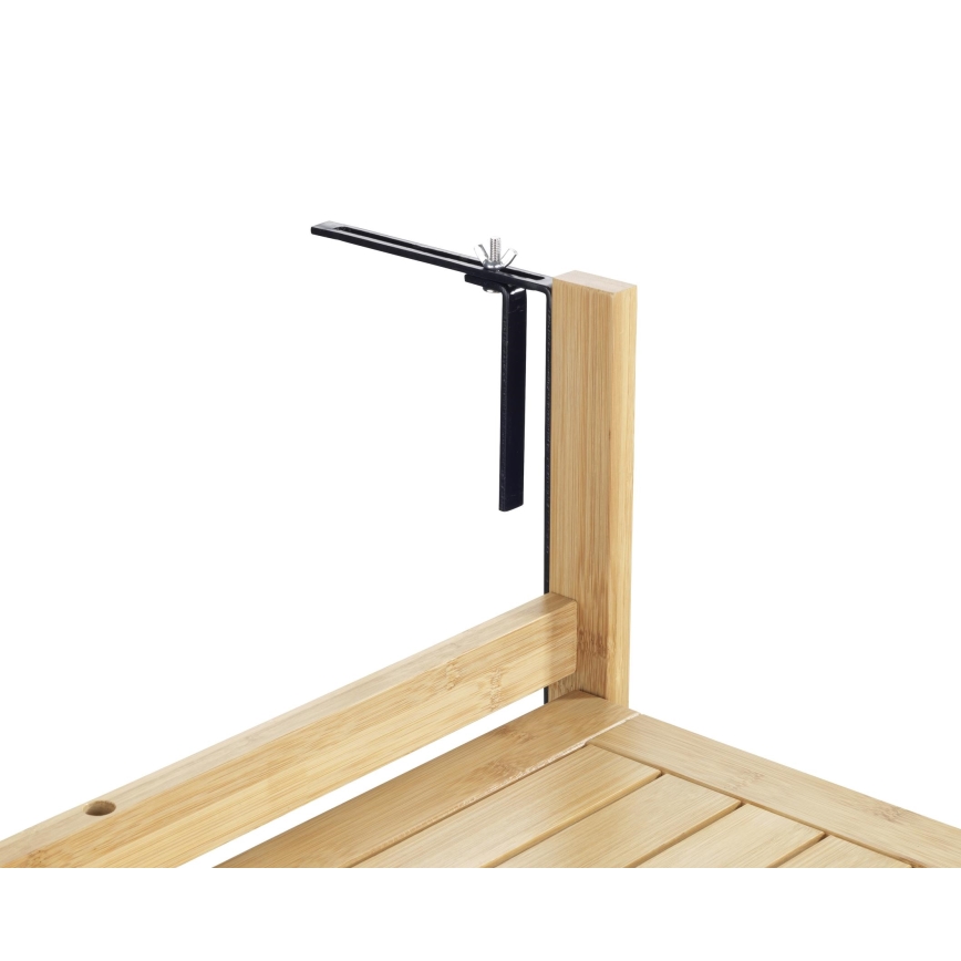 WENKO 69806800 - Bord WAIKIKI 64x65 cm hvid/brun