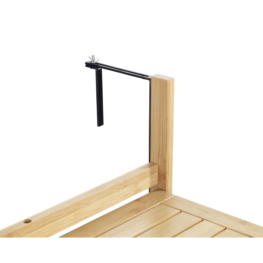 WENKO 69806800 - Bord WAIKIKI 64x65 cm hvid/brun