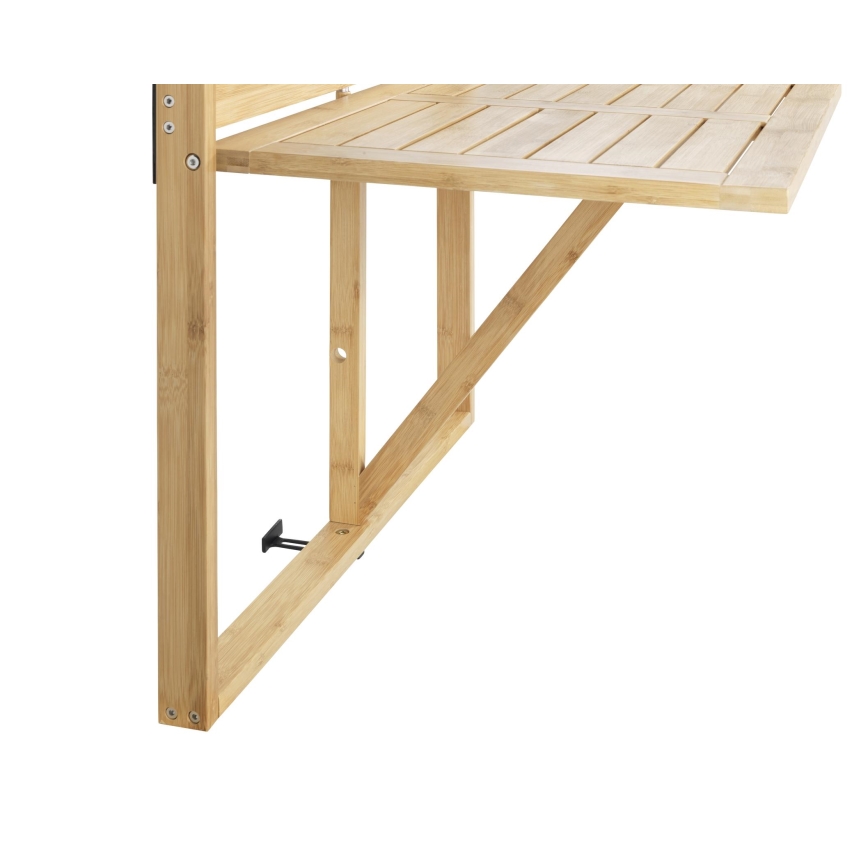 WENKO 69806800 - Bord WAIKIKI 64x65 cm hvid/brun