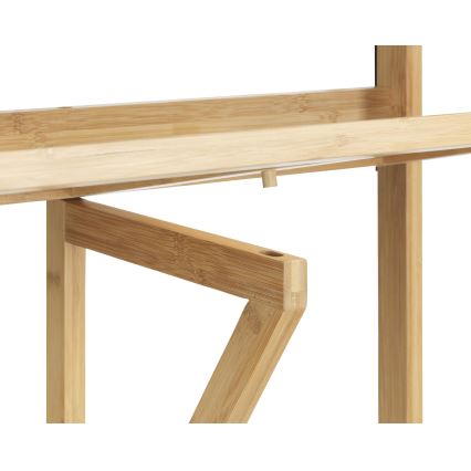 WENKO 69806800 - Bord WAIKIKI 64x65 cm hvid/brun