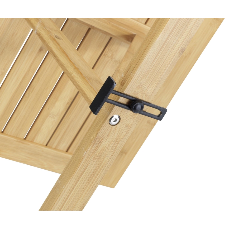 WENKO 69806800 - Bord WAIKIKI 64x65 cm hvid/brun