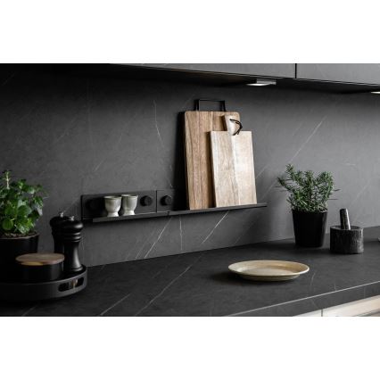 WENKO 71145800 - Stativ JET 25x7,5 cm sort