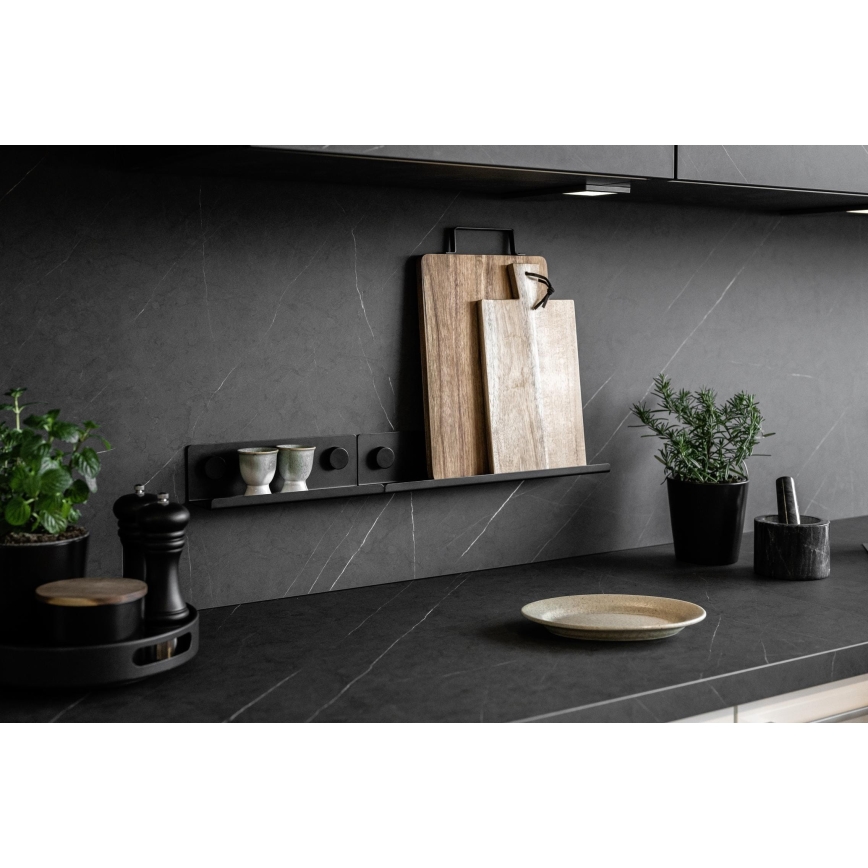 WENKO 71145800 - Stativ JET 25x7,5 cm sort