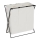 WENKO 71298800 - Vasketøjskurv TRIO 69x76 cm creme/sort