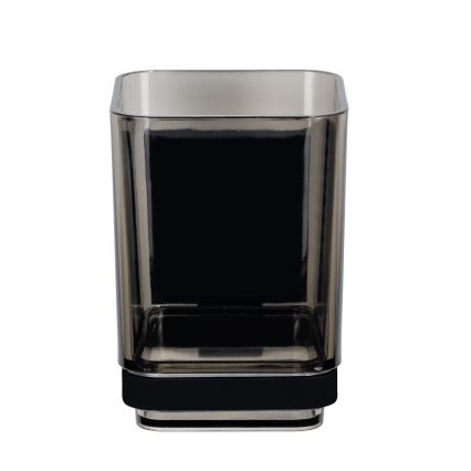 WENKO 71443800 - Bæger VACUUM-LOC QUADRO ED 7,5x10 cm sort