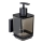 WENKO 71444800 - Sæbedispenser VACUUM-LOC QUADRO ED 7,5x16 cm sort