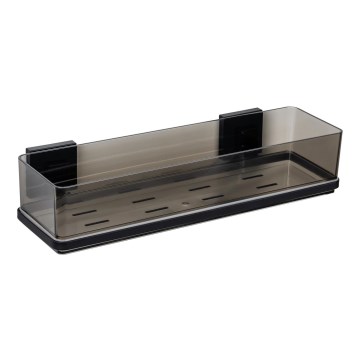 WENKO 71446800 - Hylde VACUUM-LOC QUADRO ED 38,5x14,5 cm sort
