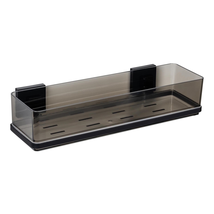 WENKO 71446800 - Hylde VACUUM-LOC QUADRO ED 38,5x14,5 cm sort